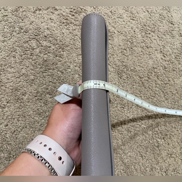 Paul Smith Highlight Stitch Long Wallet Gray Leather Card Coin Money Slots - Picture 14 of 14